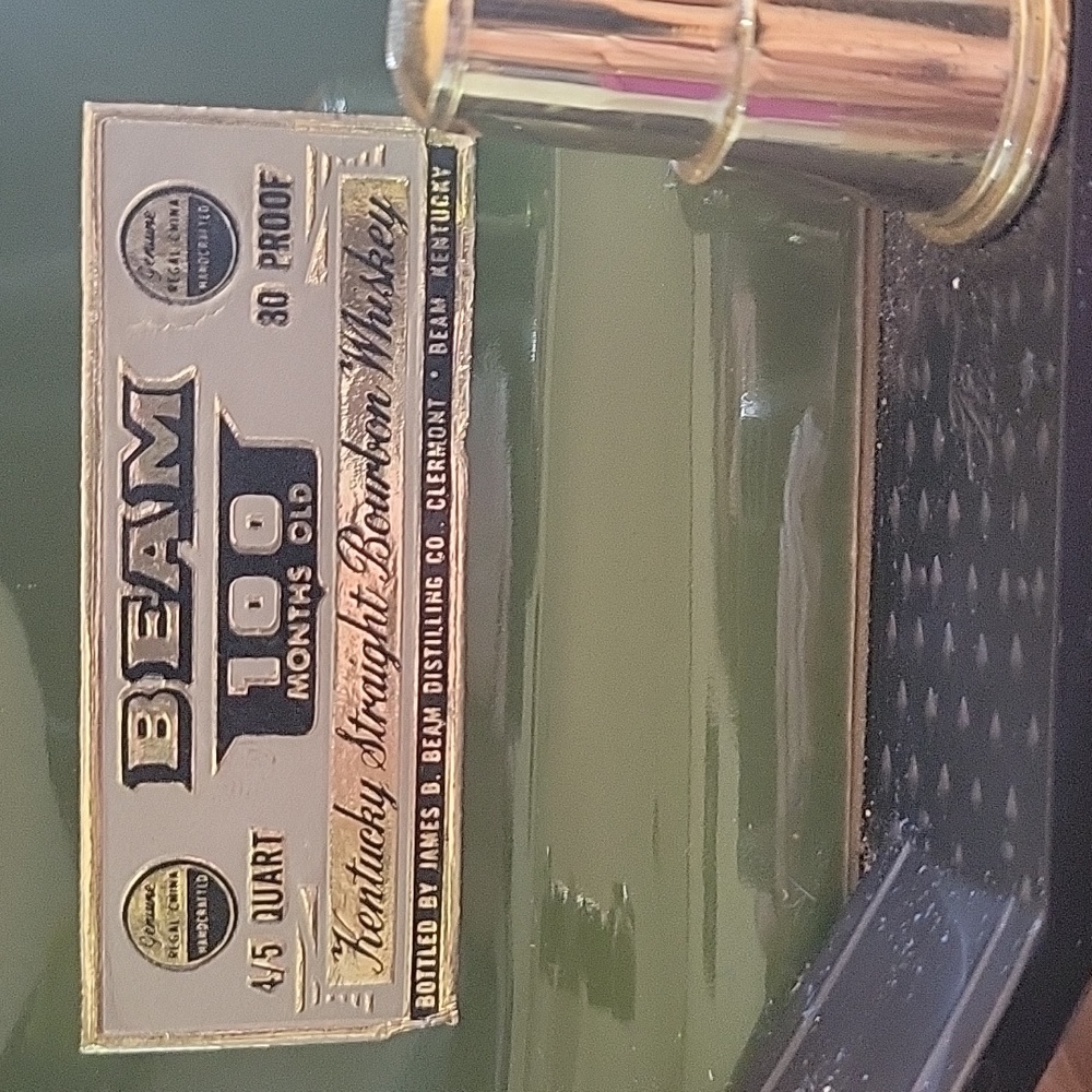 HP 😀 Vtg 74 Jim Beam Distilling Whiskey Decanter 1914 Model T Ford- Roundabout - Picture 10 of 14